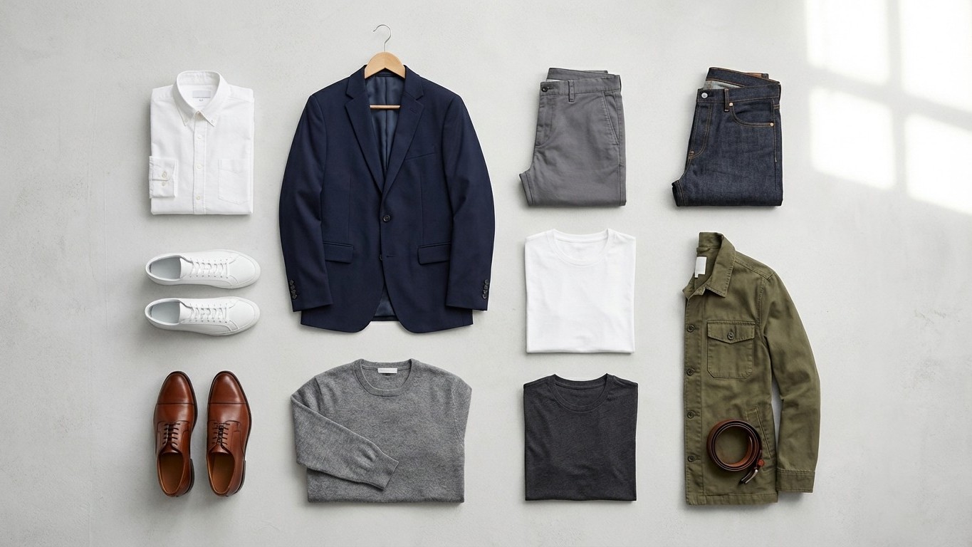 Comment bien s’habiller avec peu de vêtements : 20 tenues avec 12 pièces