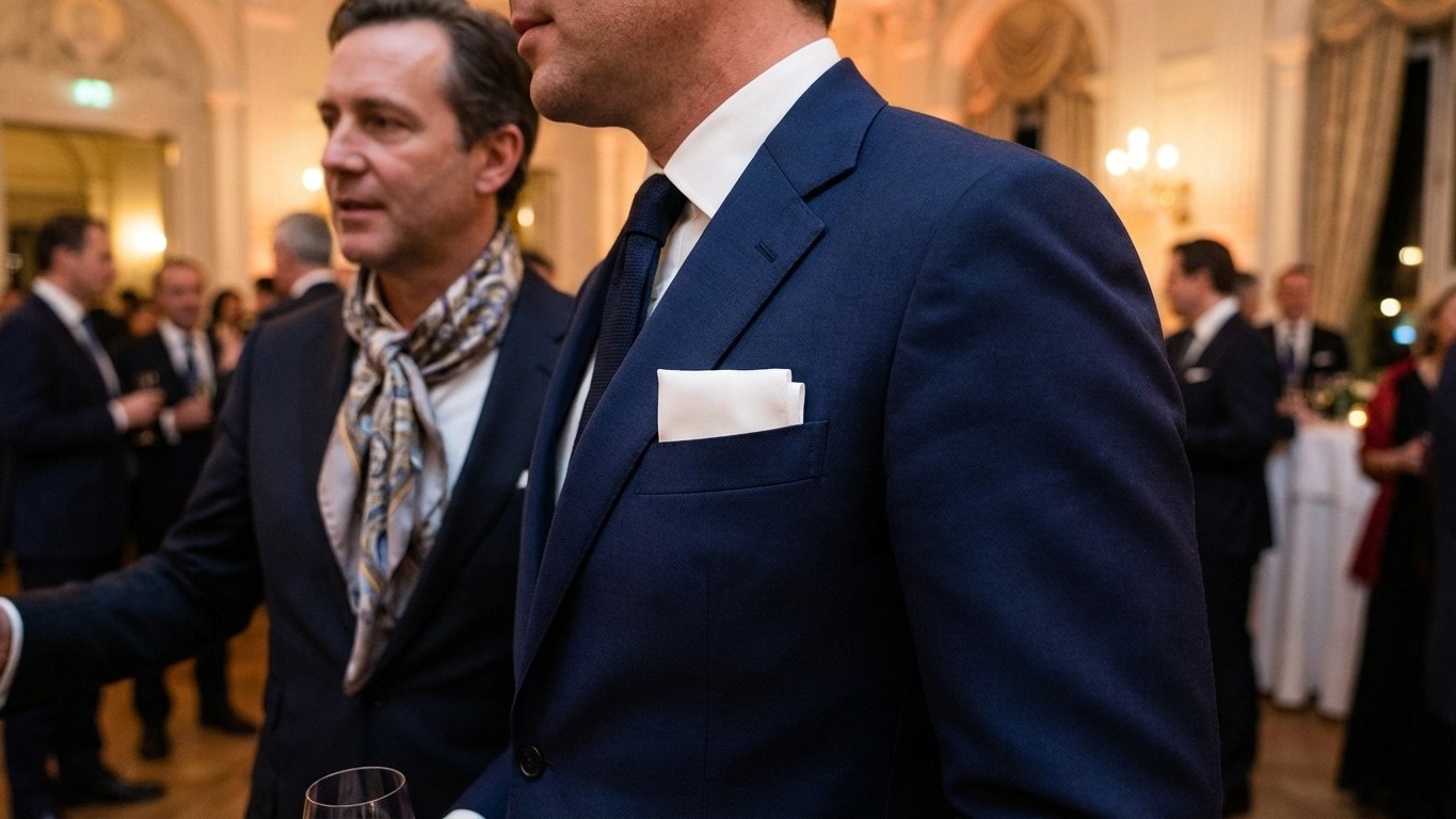 Je pensais être élégant : ce détail sur ma pochette prouvait le contraire