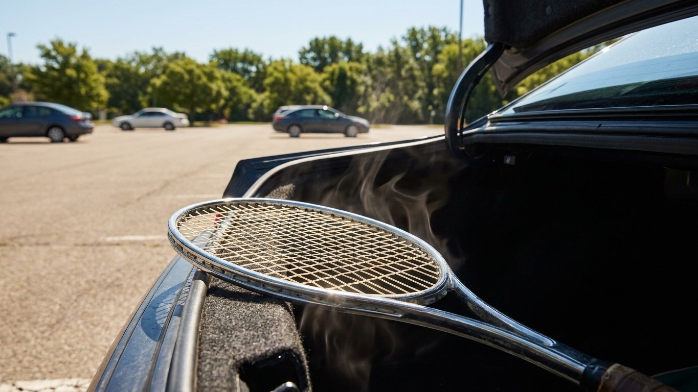 Je laissais toujours ma raquette dans le coffre après le match : le cordeur m'a montré ce que ça coûte en une semaine