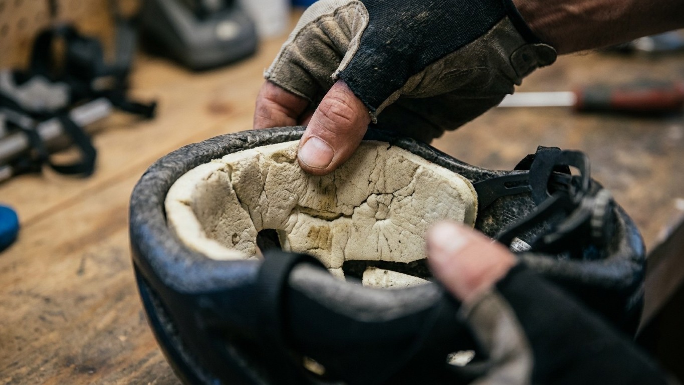 Je portais mon casque de vélo depuis 7 ans sans le moindre choc : j'ai compris pourquoi il ne me protégeait plus du tout