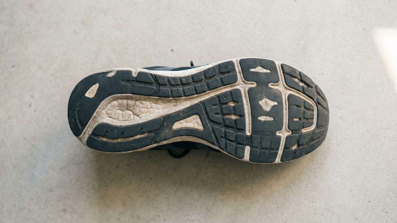 Je séchais mes chaussures de running contre le radiateur : quand j'ai retourné la semelle, j'ai compris pourquoi mes genou...