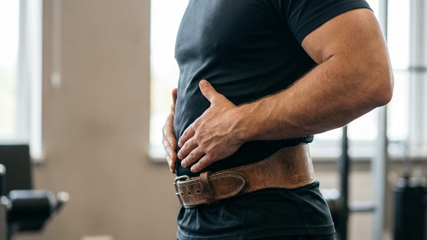 La ceinture de force ne protège pas votre dos si vous la serrez de cette façon