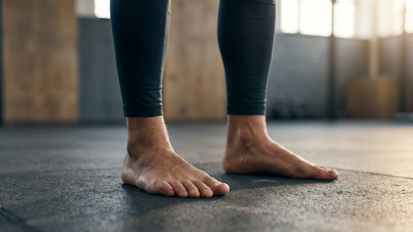 Pourquoi de plus en plus de sportifs retirent leurs chaussures 10 minutes avant chaque squat