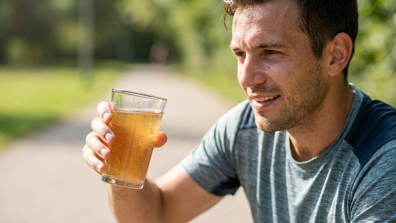 Je buvais de l'eau plate avant chaque séance et je ne comprenais pas mes crampes : mon kiné m'a tendu un verre et ce n'éta...