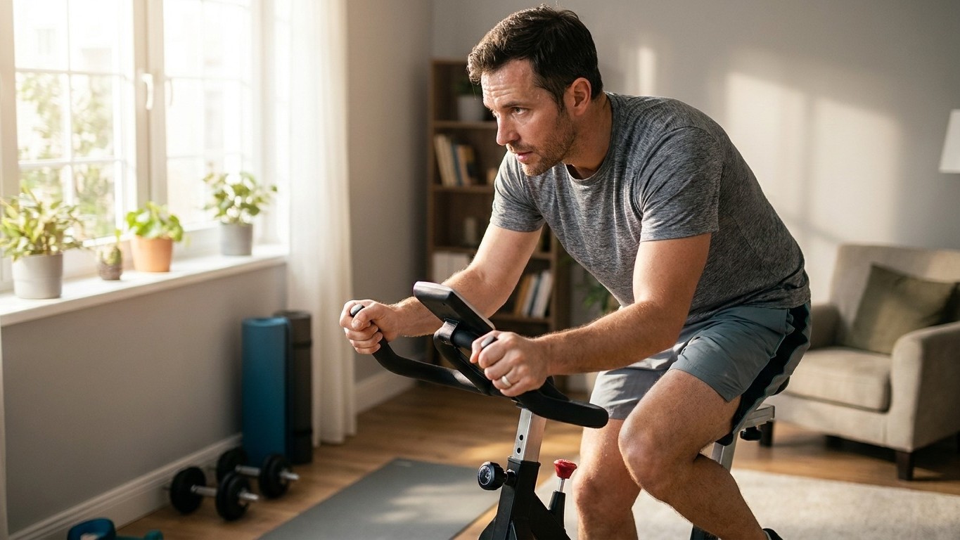 Je pédalais 45 minutes à chaque session sur mon vélo d'appartement : quand j'ai mesuré ma ceinture après trois semaines, j...