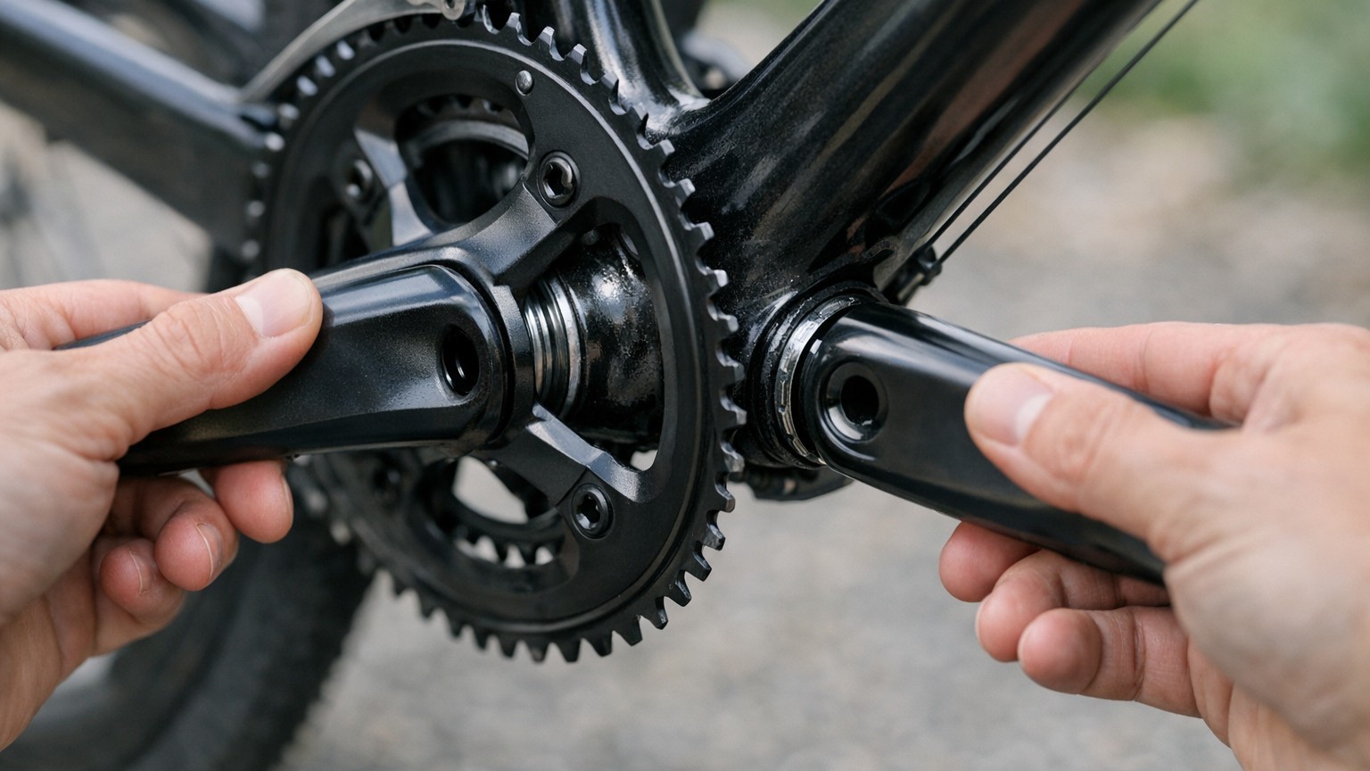 Je posais mon vélo contre le mur après chaque sortie : un mécanicien m'a fait regarder de près la pièce que je n'avais jam...