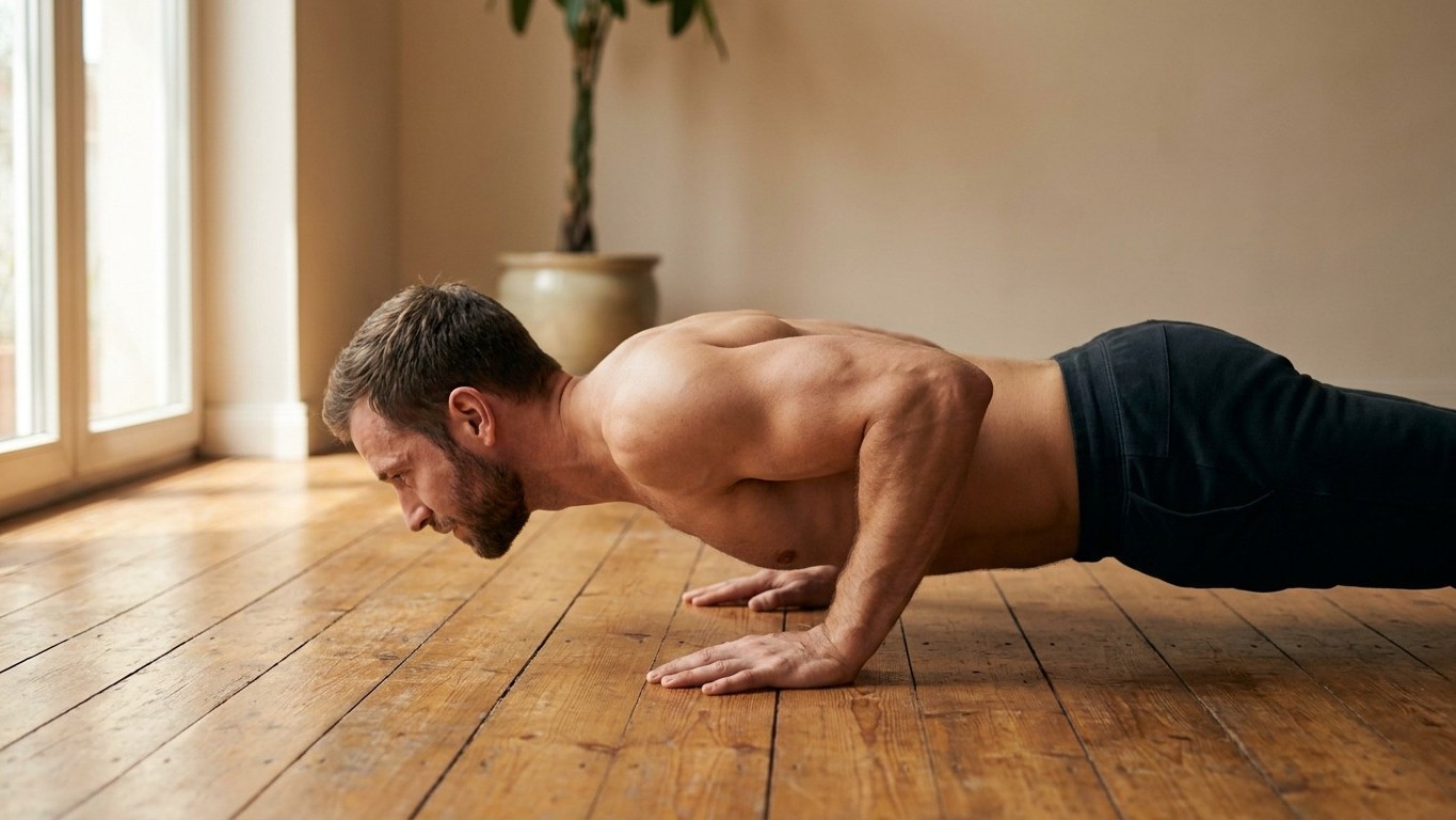 « Je pensais que c'était la bonne position » : pourquoi les pompes coudes écartés à 90° sont le geste qui abîme les épaule...