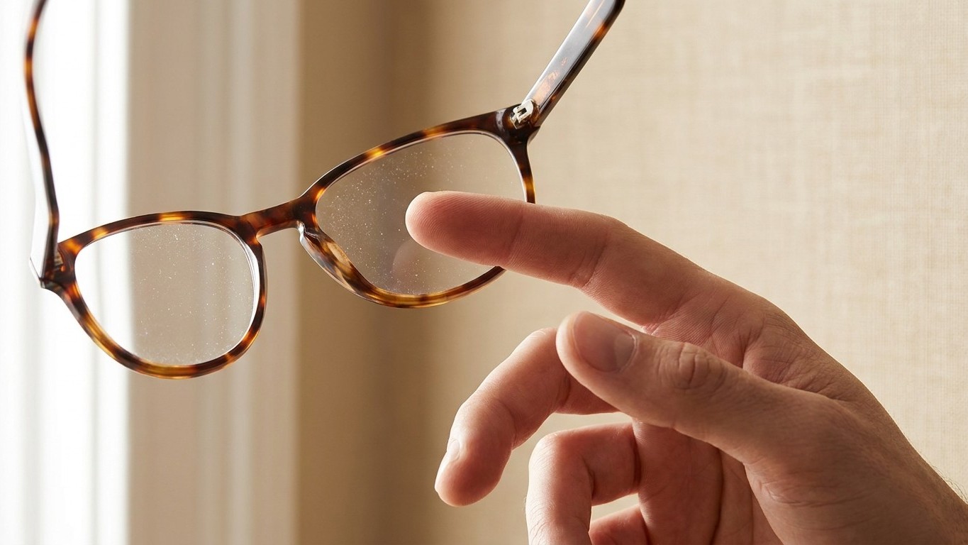 « Je pensais que mes lunettes étaient juste usées » : pourquoi passer le doigt à l'intérieur des verres rend l'anti-buée i...