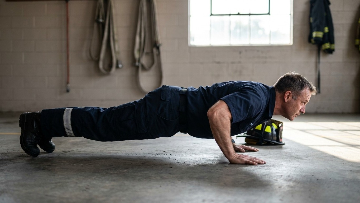 1 104 pompiers ont enchaîné des pompes devant des chercheurs en 2019 : ce que la barre des 40 annonçait pour leur cœur dix...