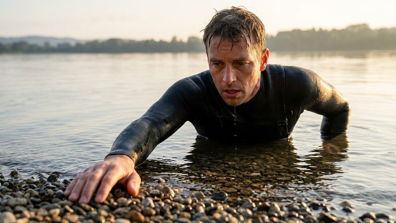 J'ai nagé une heure au large dans une eau à 24 °C juste pour profiter du calme : c'est vingt minutes après être sorti que ...