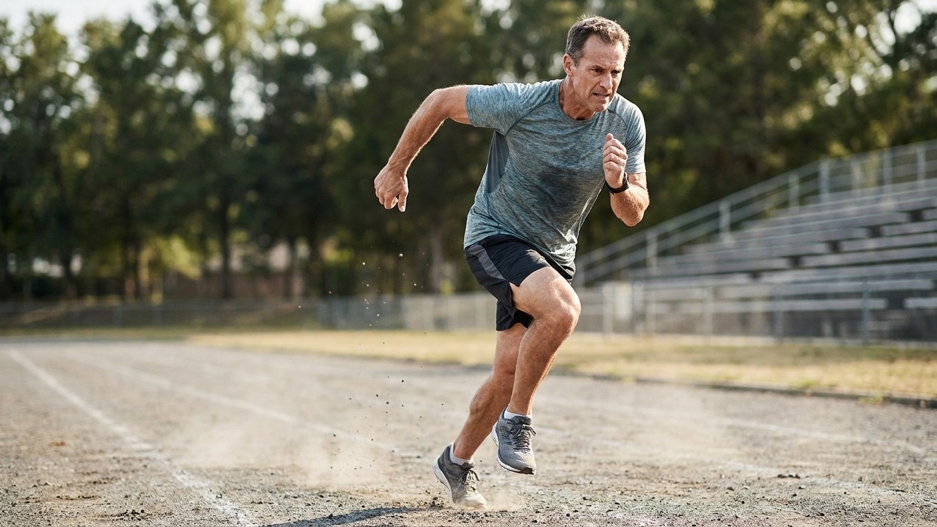 J'ai passé les quatre épreuves d'un examen sportif allemand à 52 ans juste pour voir où j'en étais : c'est la plus courte ...