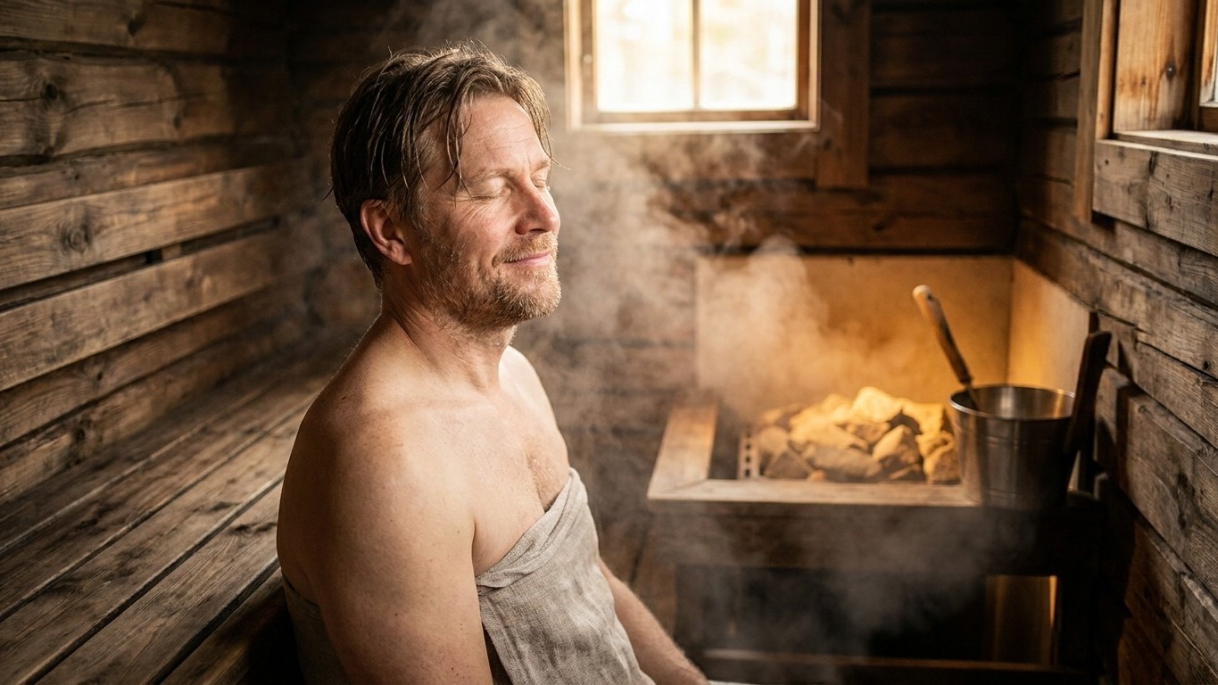 Les Finlandais poussent la porte de leur sauna quatre à sept fois par semaine et ce n'est pas pour se détendre