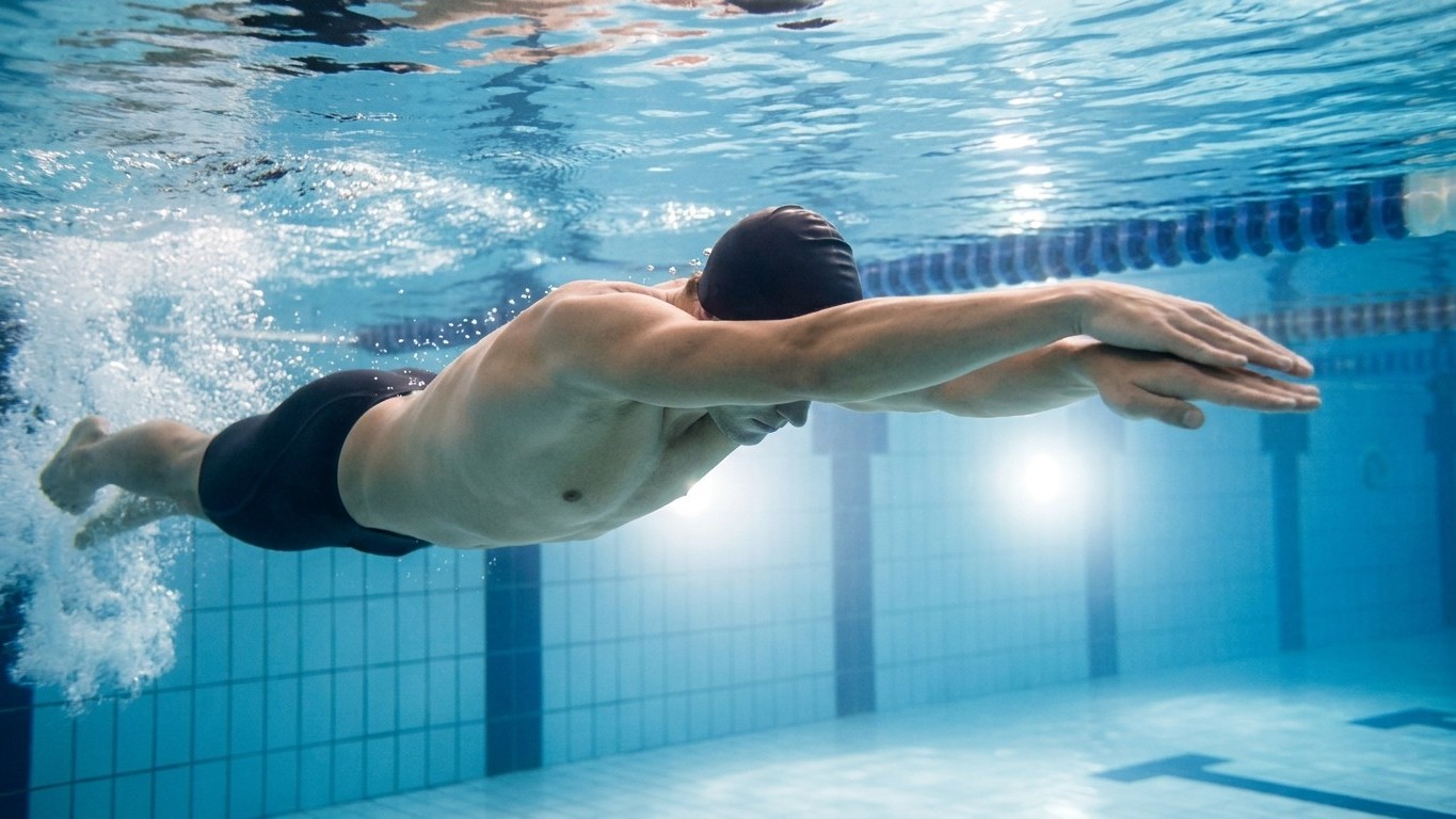 Les nageurs de club ne remontent jamais juste après le mur : ce qu'ils font à 50 cm sous l'eau tient en un seul geste